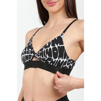 Moschino Black Cotton Bikini