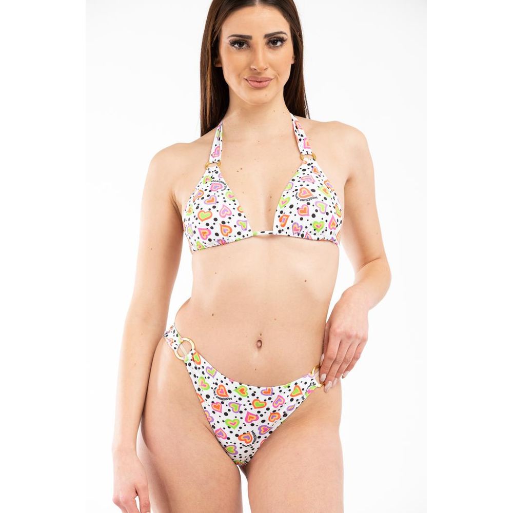 Moschino White Polyester Bikini