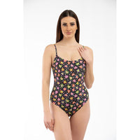 Moschino Black Polyester One-Piece Swimsuit