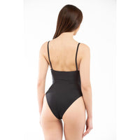 Moschino Black Polyamide One-Piece Swimsuit