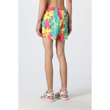 Moschino Multicolor Polyester Swim Shorts