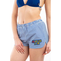 Moschino Blue Polyester Swim Shorts