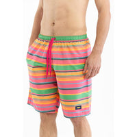 Moschino Multicolor Polyester Swim Shorts