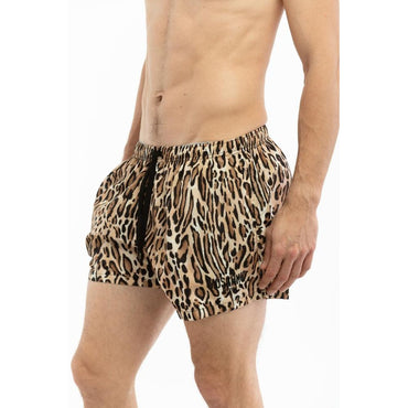 Moschino Multicolor Polyester Swim Shorts