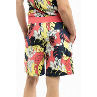 Moschino Multicolor Cotton Swim Shorts