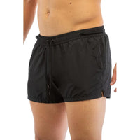 Moschino Black Polyester Swim Shorts