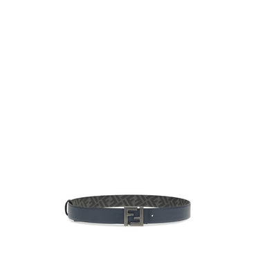 Fendi Blue Calf Leather Bos Taurus Regular Belt