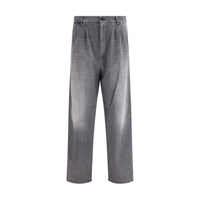 Margiela Gray Cotton Jeans Denim