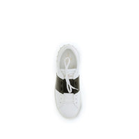 Valentino Garavani White Calf Leather Bos Taurus Low Top Sneakers