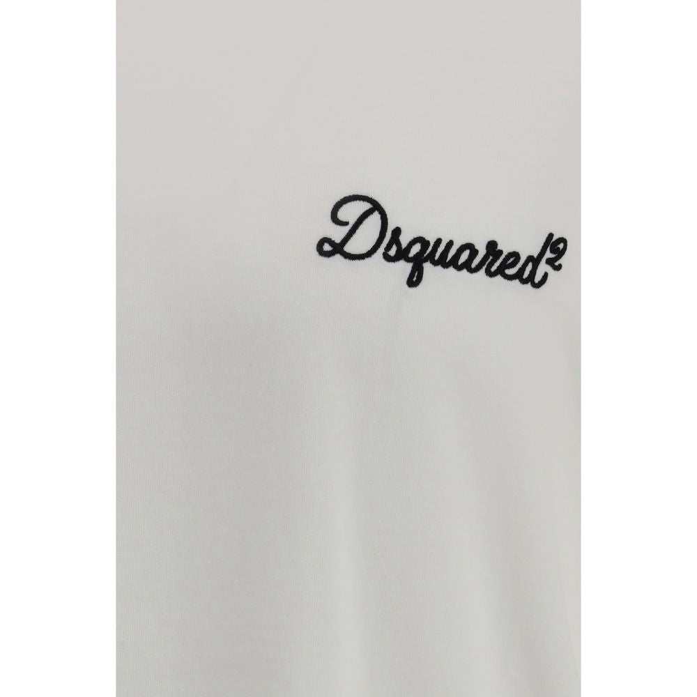Dsquared² White Cotton T-Shirt