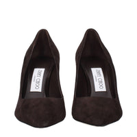 Jimmy Choo Brown Leather High Heel Pumps