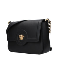 Versace Black Leather Crossbody Bag