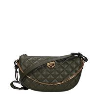 Versace Green Leather Handbag