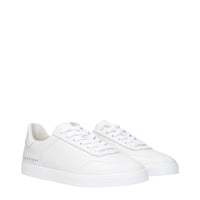 Givenchy White Leather Low Top Sneakers