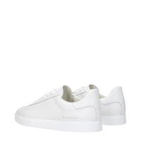 Givenchy White Leather Low Top Sneakers