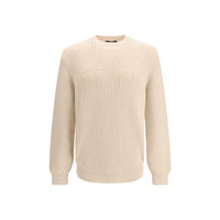 Fendi Beige Fleece Wool Sweatshirt