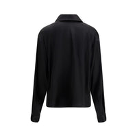 Tom Ford Black Silk Polo Shirt