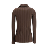 Max Mara Brown Viscose Cardigan