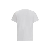 Ganni White Cotton T-Shirt