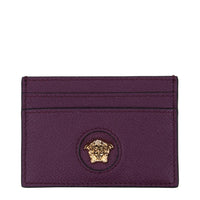 Versace Purple Leather Cardholder