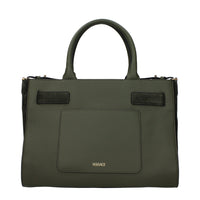 Versace Green Leather Handbag