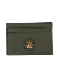 Versace Green Leather Cardholder