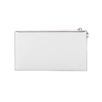 Michael Kors White Leather Clutch Bag