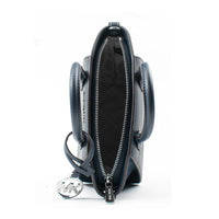 Michael Kors Blue Canvas Handbag