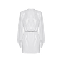BLANCA VITA White Polyester Casual Dress
