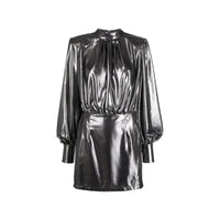 BLANCA VITA Silver Polyester Cocktail Dress