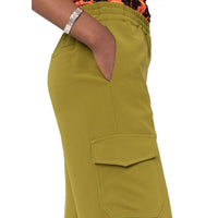 BLANCA VITA Bicolor Elastane Cargo Pants