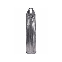 BLANCA VITA Silver Elastane Cocktail Dress