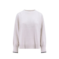 Brunello Cucinelli White Cashmere Cashmere Sweater