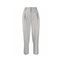 Brunello Cucinelli Gray Polyamide Cropped Pants