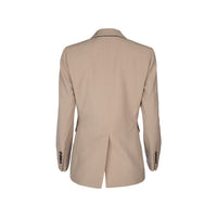 Brunello Cucinelli Beige Virgin Wool Blazer