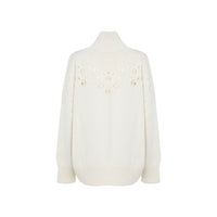 Chloé White Wool Sweatshirt