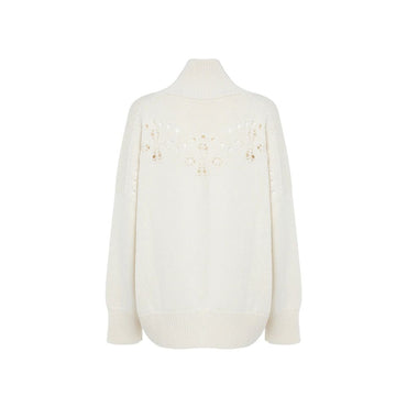 Chloé White Wool Sweatshirt
