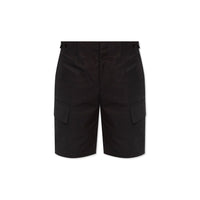 Jil Sander Black Cotton Cargo Shorts