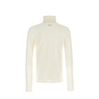 Jil Sander White Polyester Turtleneck