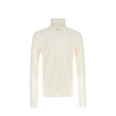 Jil Sander White Polyester Turtleneck