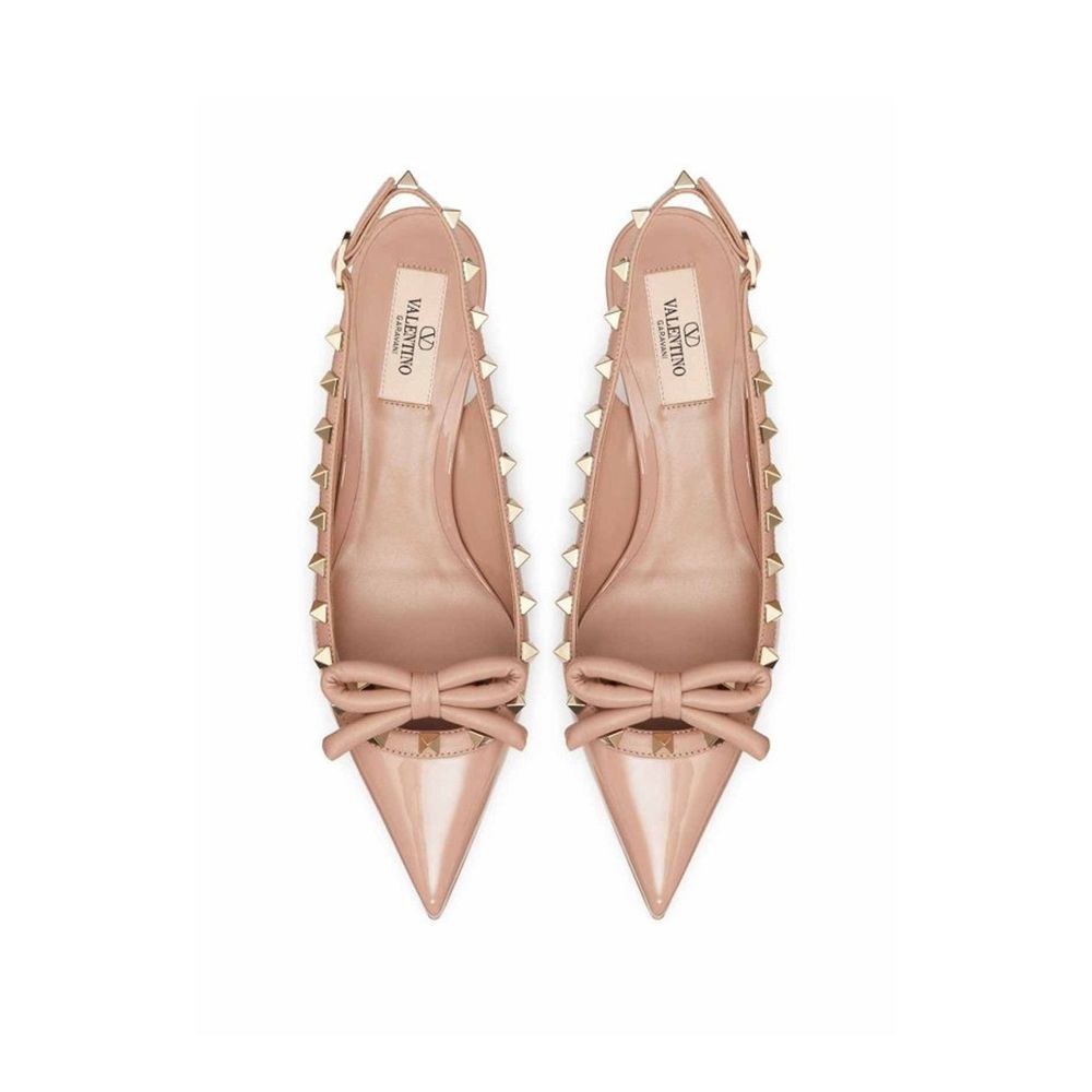 Valentino Garavani Beige Calfskin Pumps
