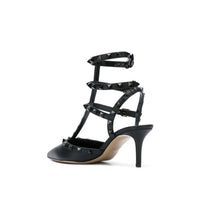 Valentino Garavani Black Calfskin High Heel Pumps