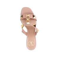 Valentino Garavani Beige Calfskin Platform Sandals