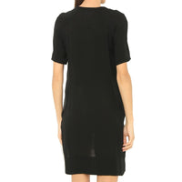 Dsquared² Black Silk Casual Dress