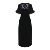 Fendi Black Viscose Cocktail Dress