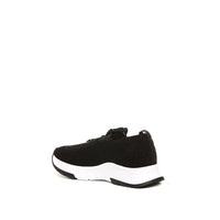 Gianvito Rossi Black Fabric Athletic Sneakers
