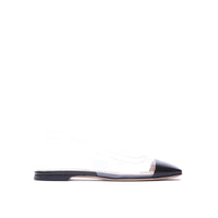 Gianvito Rossi Black Plexiglass Ballet Flats