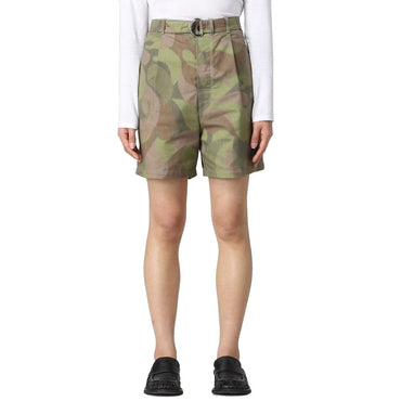 Marni Bicolor Cotton Bermuda Shorts