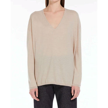 Max Mara Beige Cashmere Cashmere Sweater