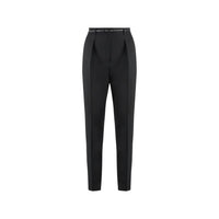Max Mara Black Elastane Dress Pants
